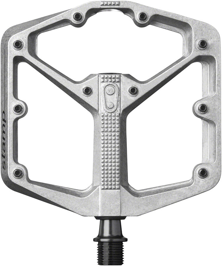 Crank Brothers Stamp 2 Pedals - Platform Aluminum 9/16&quot; Raw Silver Large