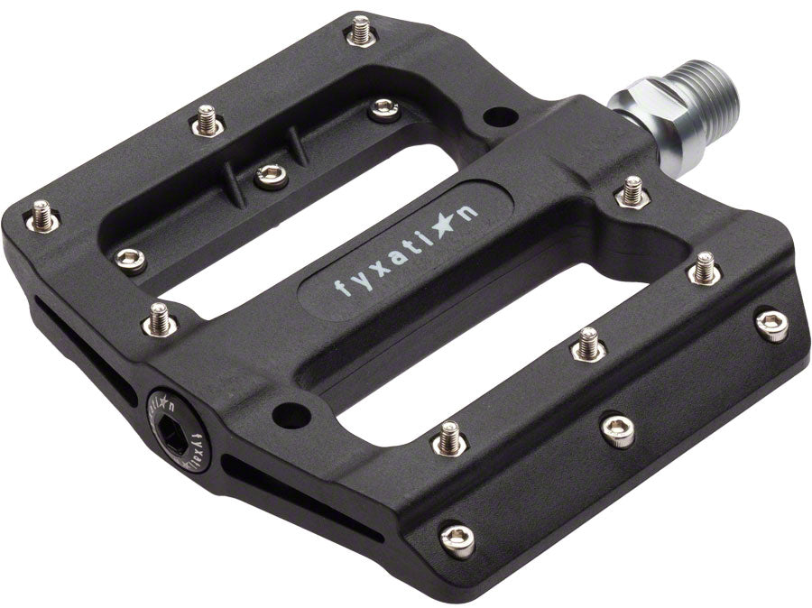 Fyxation Mesa MP Pedals - Platform Composite/Plastic 9/16&quot; Black/Silver