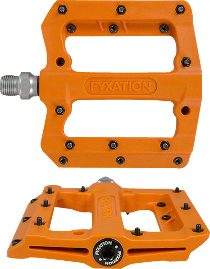 Fyxation Mesa MP Pedals - Platform Composite/Plastic 9/16&quot; Orange