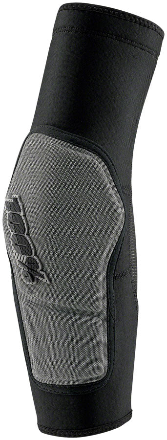 100% Ridecamp Elbow Guards - Black/Gray Medium - The Bike Hub