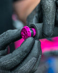Muc-Off Stealth Tubeless Puncture Plugs Tire Repair Kit - Bar-End Mount Iridescent Pair