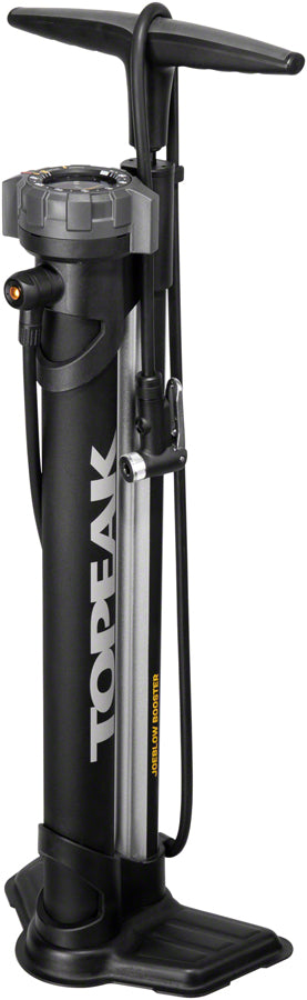 Topeak JoeBlow Booster Floor Pump - 160psi / 11bar SmartHead DX3 Black/Gray