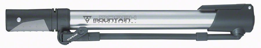 Topeak Mountain Morph Mini Pump - 160psi Silver/Black
