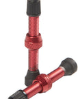 Stans No Tubes Tubeless Valves Tubeless Valve Presta 44mm Red Pair