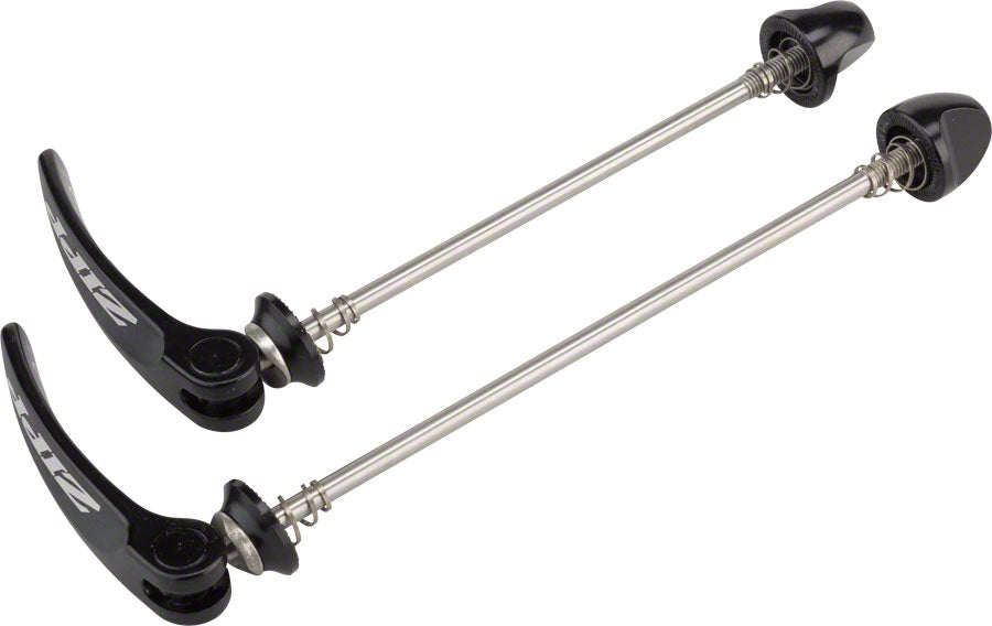 Zipp Tangente Quick Release Skewer Set - 100mm/130mm Stainless Steel BLK With Silver Logo