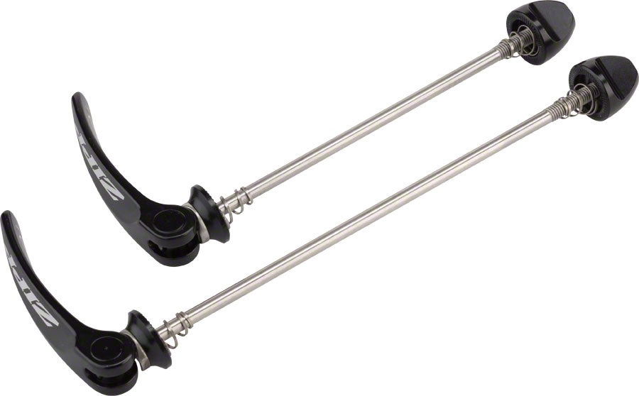 Zipp Tangente Quick Release Skewer Set - 100mm/135mm Disc Brake Stainless Steel BLK With Silver Logo