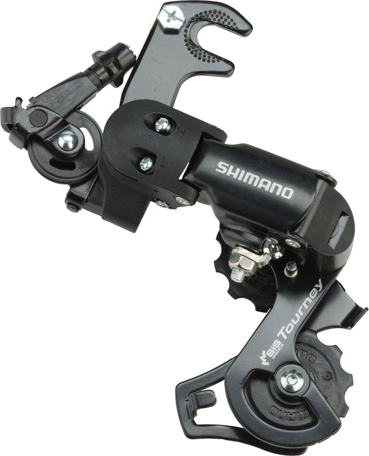 Shimano Tourney RD-FT35A Rear Derailleur - 67 Speed Short Cage BLK Dropout Claw Hanger
