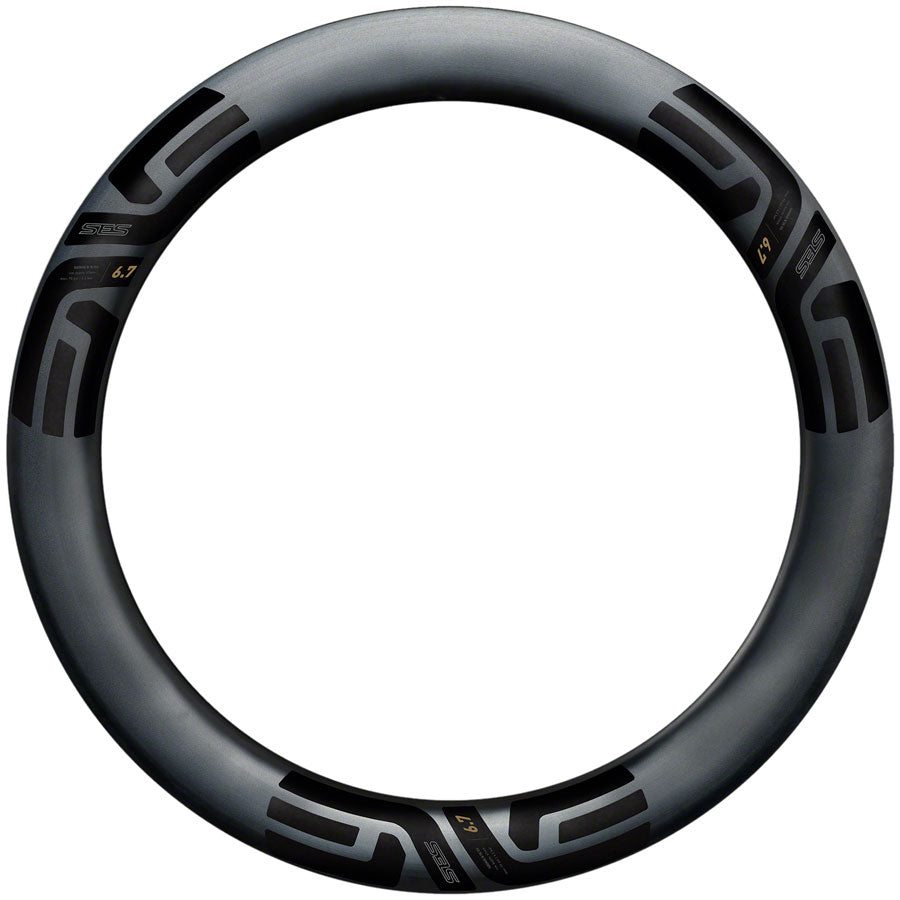 ENVE Composites SES 6.7 Rear Rim - 700 Disc 24H Black