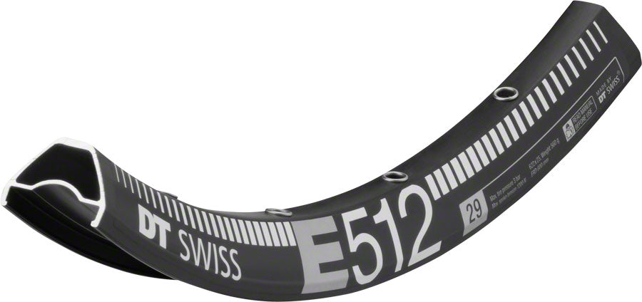 DT Swiss E 512 Rim - 29&quot; Disc Black 32H