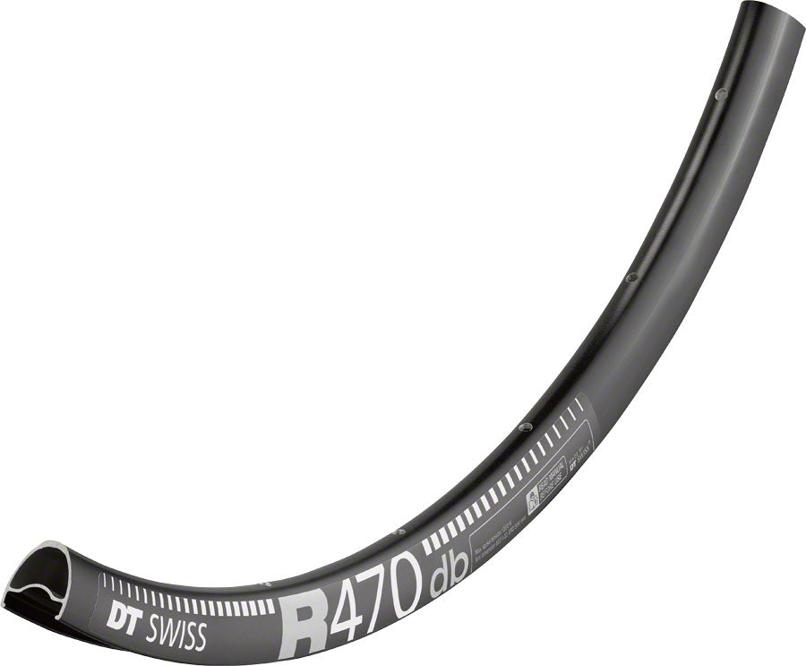 DT Swiss R 470 Rim - 700 Disc Black 24H