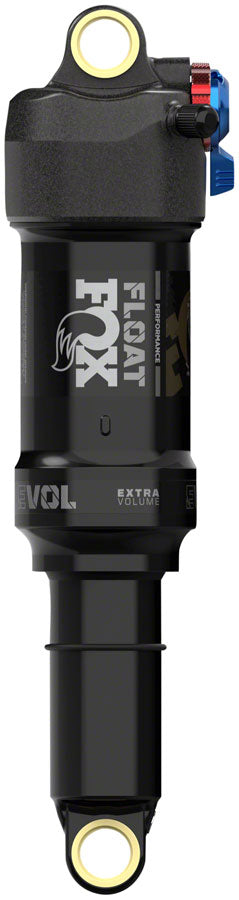 FOX Float Performance Rear Shock - Metric 210 x 55 mm EVOL LV 2-Position Adj 0.1 Spacer BLK
