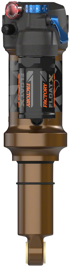 FOX FLOAT X Factory Rear Shock - Trunnion Metric 185 x 52.5 mm EVOL LV 2-Position Lever Kashima Coat