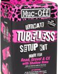 Muc-Off Ultimate Tubeless Kit - Road/Gravel/CX 21mm Tape  44mm Valves