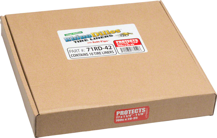 Rhinodillos Tire Liner: 700 x 28-35 Packaged in Bulk Box of 10