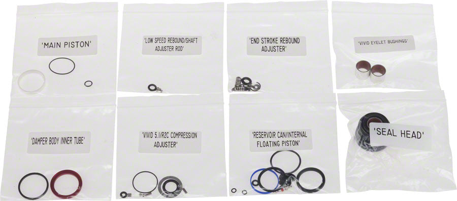 RockShox Rear Shock Service Kit - 2011-2012 Vivid