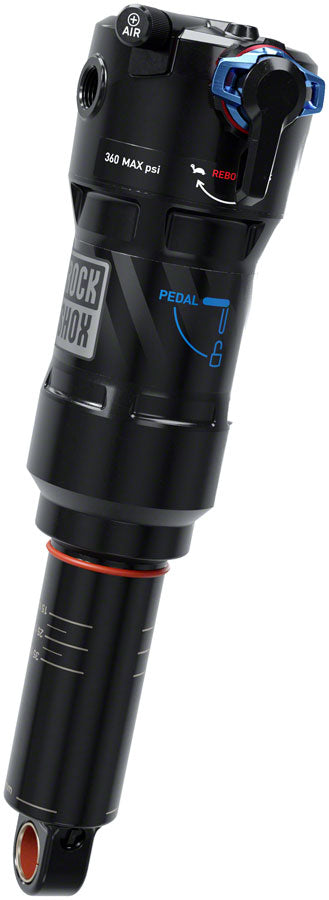 RockShox Deluxe Ultimate RCT Rear Shock - 185 x 55mm LinearAir 2 Tokens Reb/Low Comp 380lb L/O Force Trunnion / Std C1