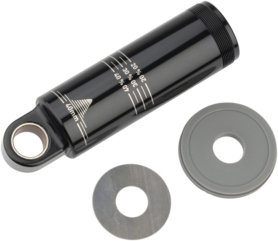 RockShox Rear Shock Damper Body - Standard Eyelet 40mm w/ Hydraulic Bottom Out 5mm Travel Spacer Super Deluxe C1+ 2023+