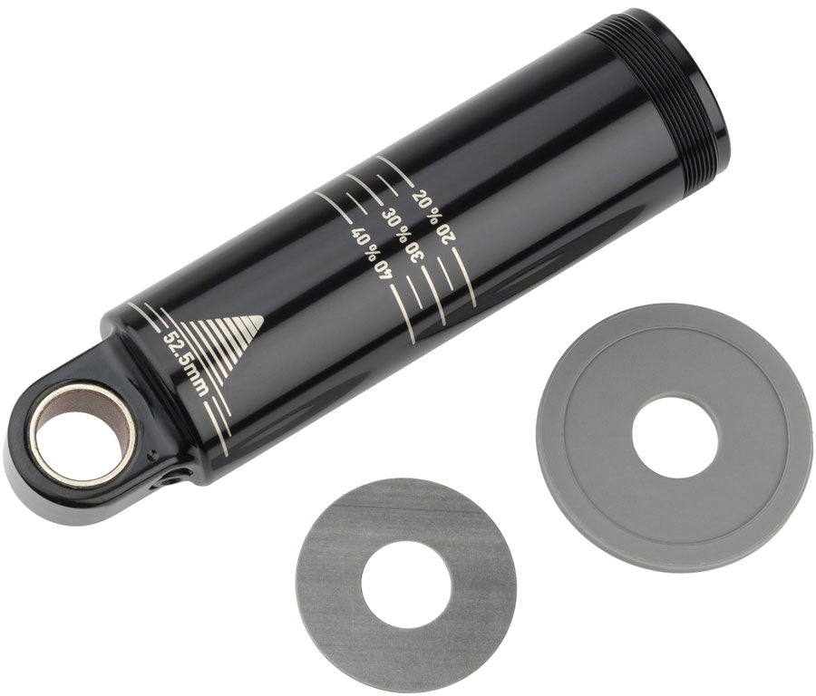 RockShox Rear Shock Damper Body - Standard Eyelet 52.5mm w/ Hydraulic Bottom Out 2.5mm Travel Spacer Super Deluxe C1+ 2023+