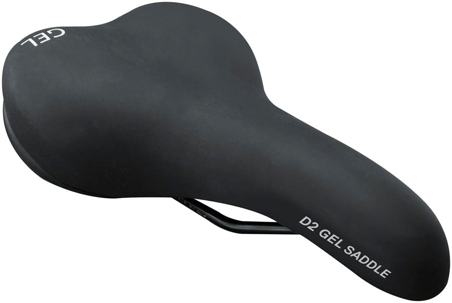 Delta D2 Comfort Gel Saddle - Steel Black - The Bike Hub