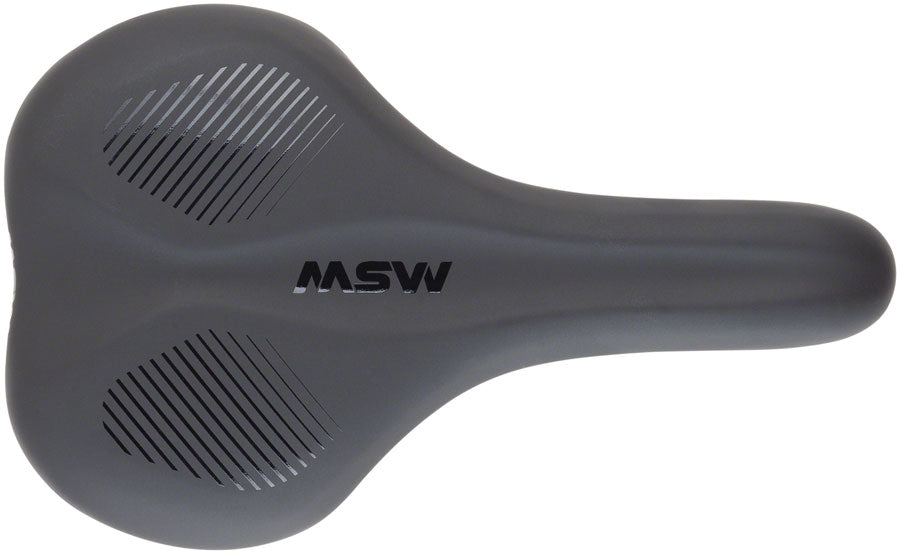 MSW SDL-173 Spin Fitness Saddle - Steel Black