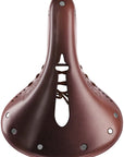 Brooks B17 Carved Saddle - Steel Antique Brown