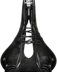 Brooks Flyer Saddle - Steel Carved Black