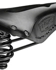 Brooks Flyer Saddle - Steel Carved Black - The Bike Hub