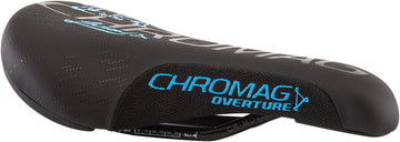 Chromag Overture Saddle - Chromoly Black/Blue