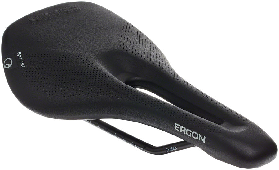 Ergon SR Sport Gel Saddle and Tape - Chromoly Black Womens Medium/Large