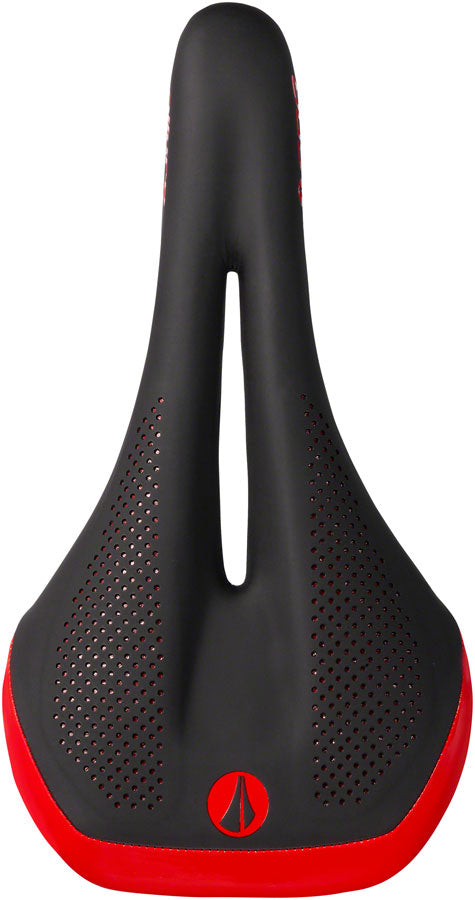 SDG Allure V2 Saddle - Lux-Alloy Black/Red