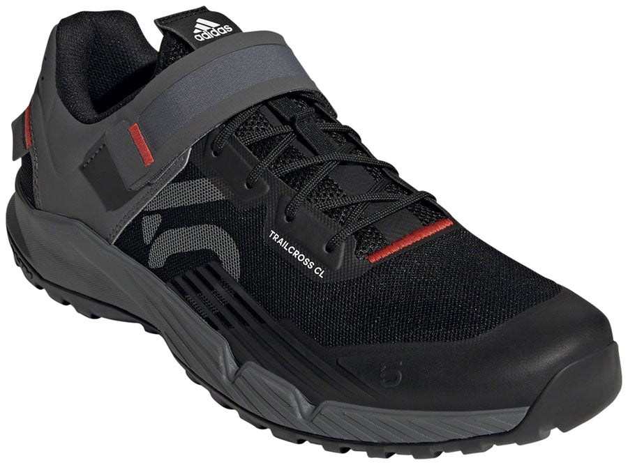 Five Ten Trailcross Mountain Clipless Shoes - Mens Core BLK/Gray Three/Red 11.5