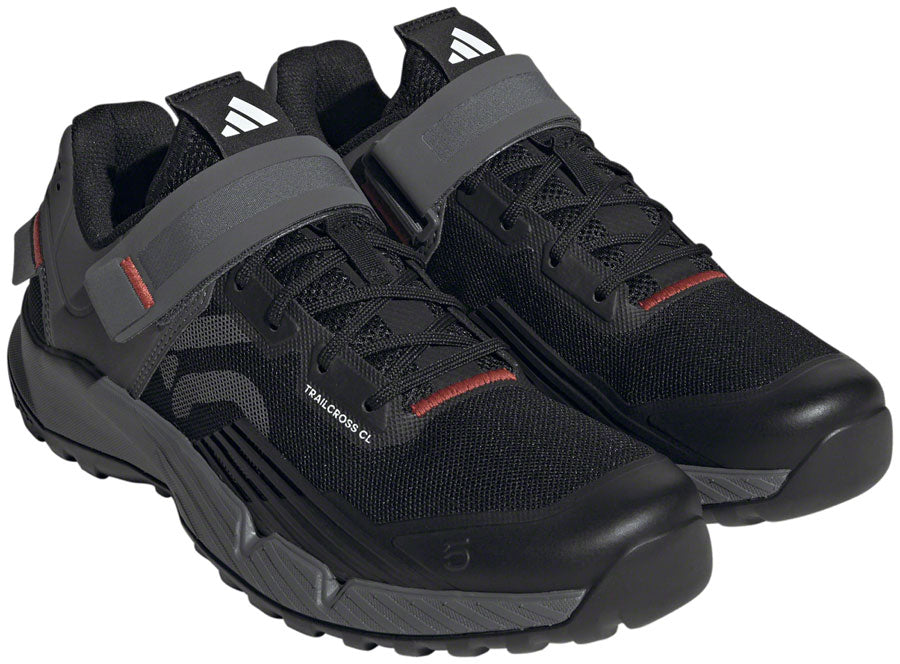 Five Ten Trailcross Mountain Clipless Shoes - Womens Core BLK/Gray Three/Red 9.5