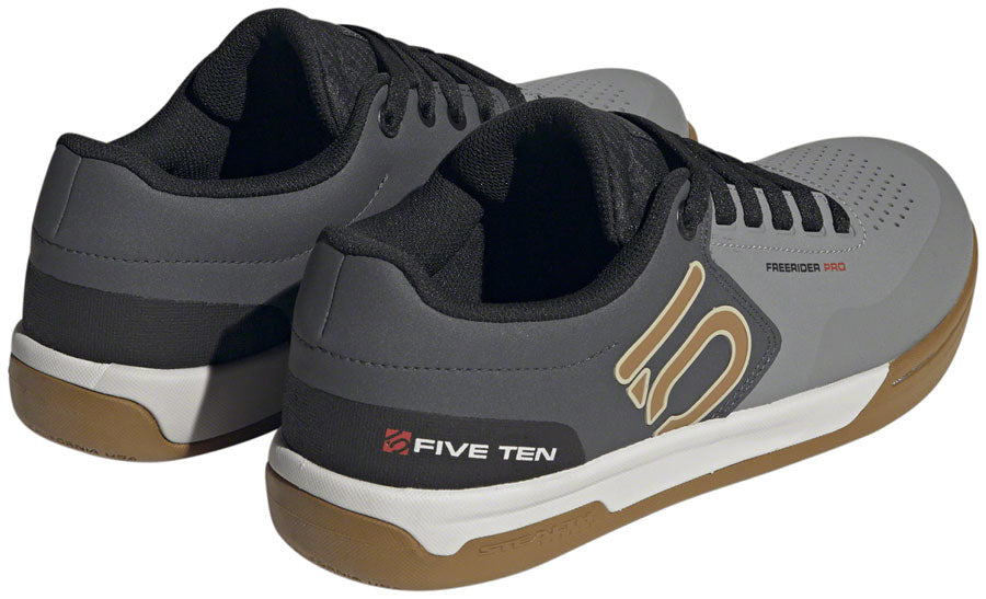 Five Ten Freerider Pro Flat Shoes - Mens Gray Three/Bronze/Core Black 6