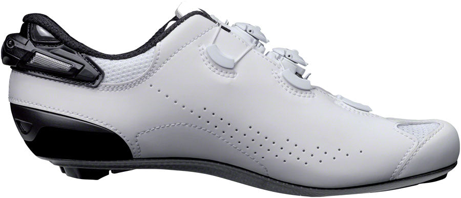 Sidi Shot 2S Road Shoes - Mens White/Black 40.5 - The Bike Hub