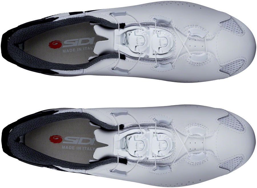 Sidi Shot 2S Road Shoes - Mens White/Black 40.5 - The Bike Hub