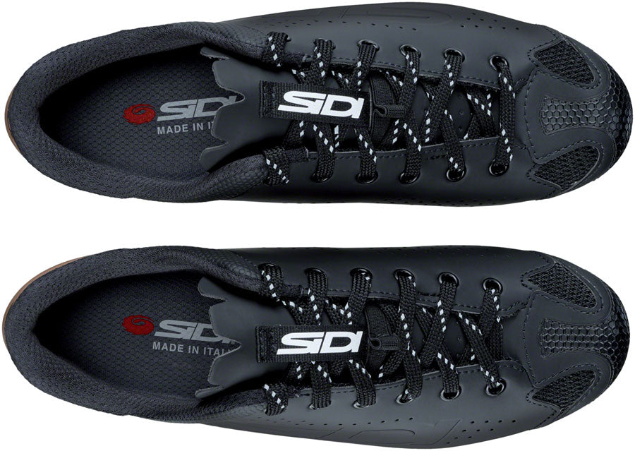 Sidi Dust Shoelace Mountain Clipless Shoes - Mens Black 46.5