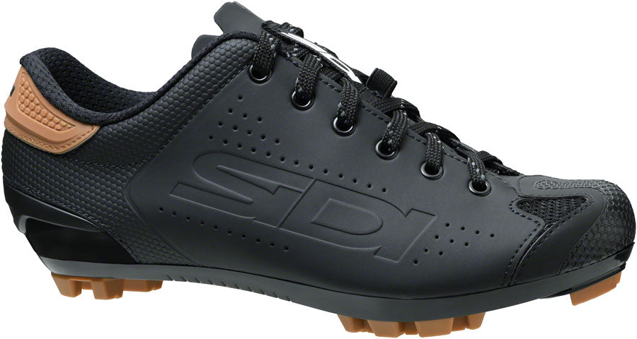 Sidi Dust Shoelace Mountain Clipless Shoes - Mens Black 45.5