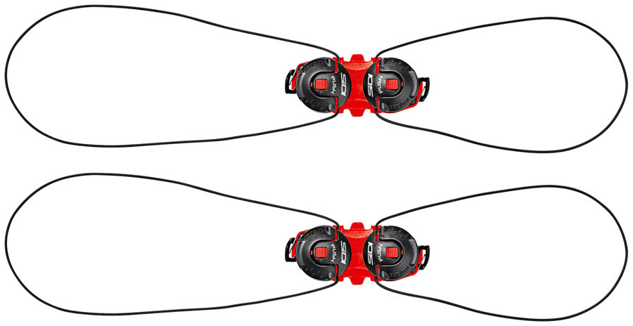 Sidi Tecno-3 Push Double System Pair - Red/Black