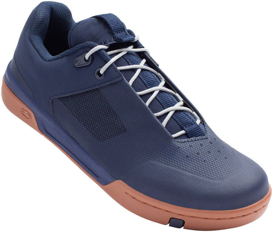 Crank Brothers Stamp Lace Mens Flat Shoe - Navy/Silver/Gum Size 12