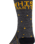 Whisky Stargazer Wool Sock - Charcoal Yellow Small/Medium