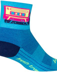 SockGuy Classic Mixtape Socks - 3" Blue/Pink Small/Medium