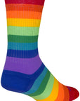 SockGuy Crew Fabulous Socks - 6" Rainbow Large/X-Large