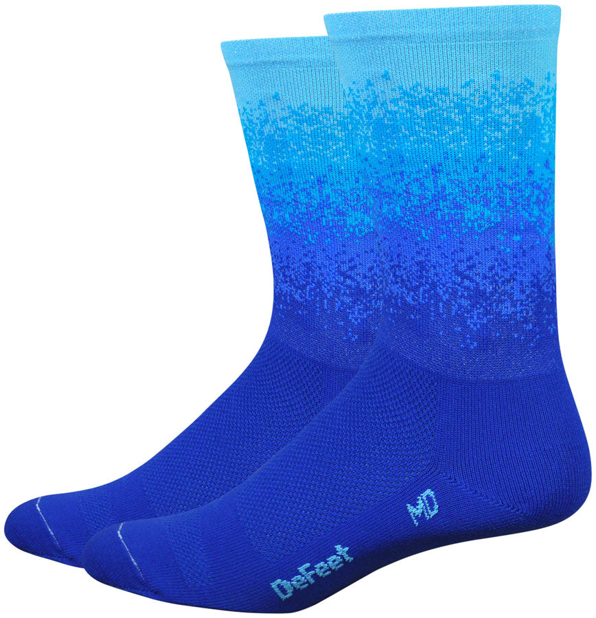 DeFeet Aireator 6&quot; Ombre Socks 9.5-11.5 Blue