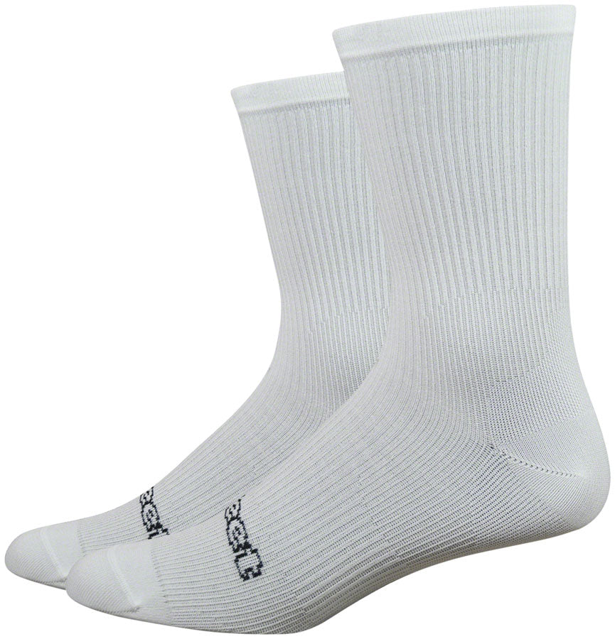 DeFeet Evo Classique Socks - 6&quot; White Medium