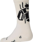 Surly Wingnut Wool Sock - 5" Natural/Black Small