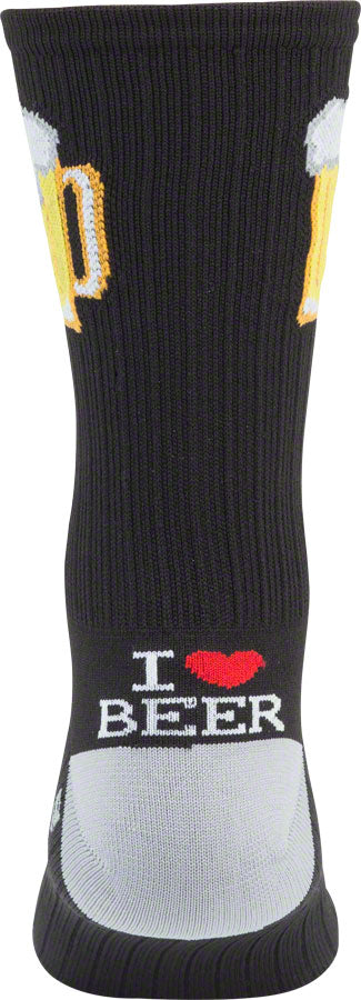SockGuy SGX Tallboy Socks - 6&quot; Black Large/X-Large