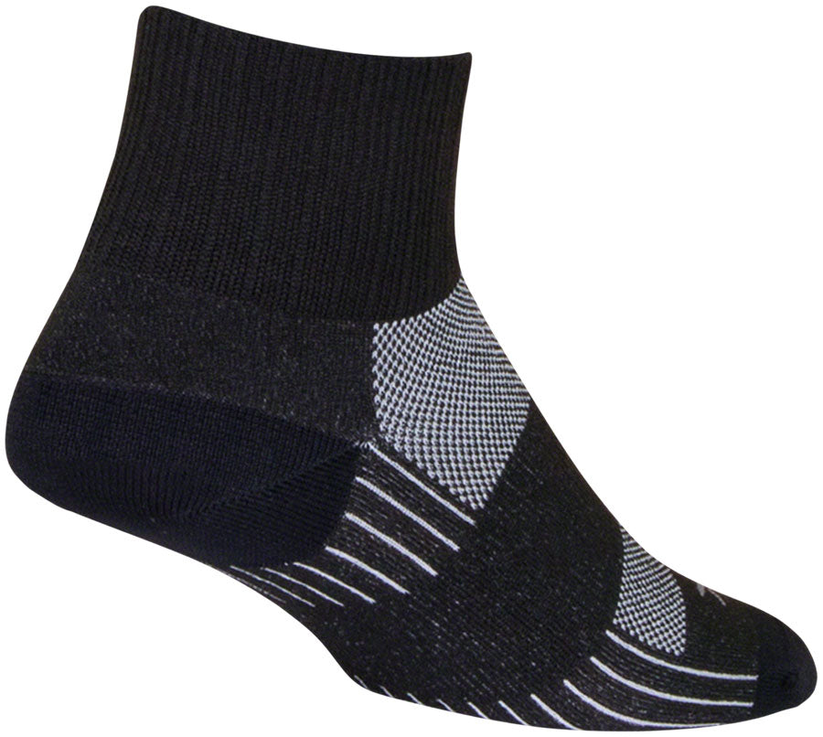 SockGuy SGX Pepper Socks - 2.5&quot; Black Small/Medium