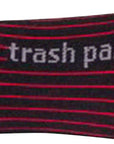 SockGuy Classic Busted Socks - 3" Black/Red Stripe Large/X-Large