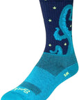 SockGuy Crew Kraken Socks - 6" Blue Small/Medium