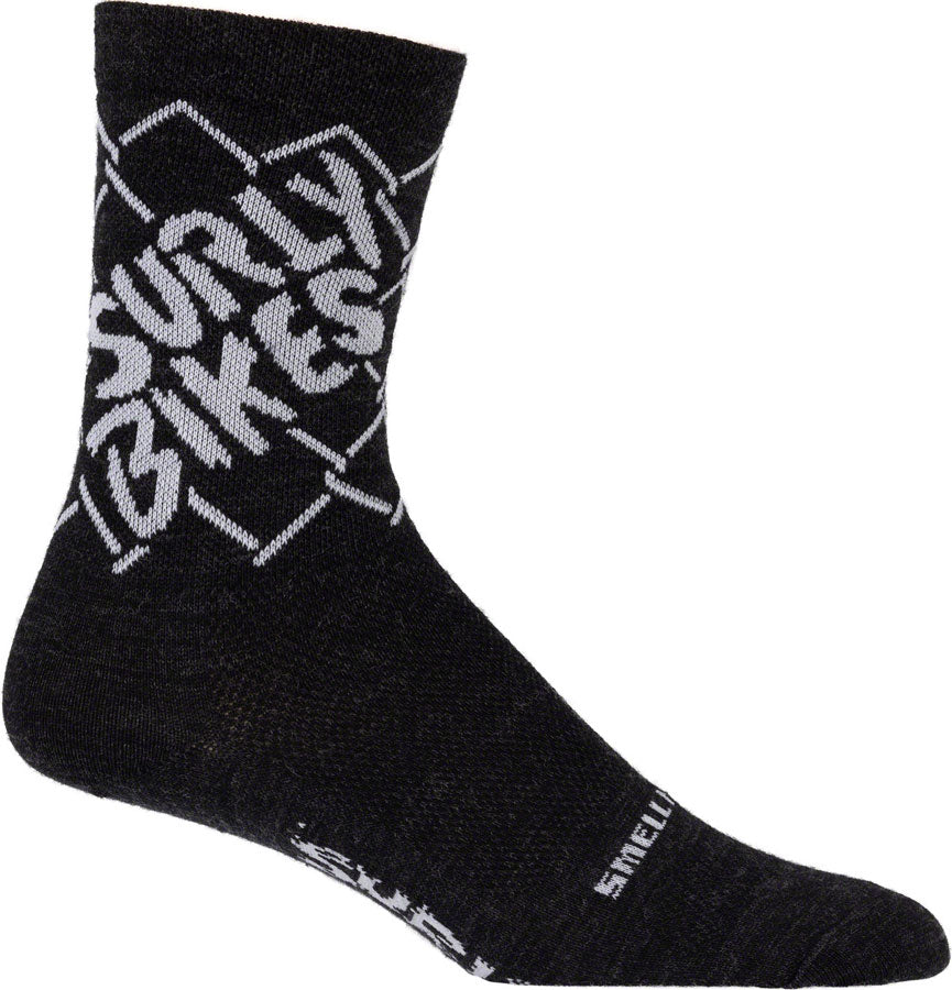 Surly On the Fence Socks - Charcoal X-Large